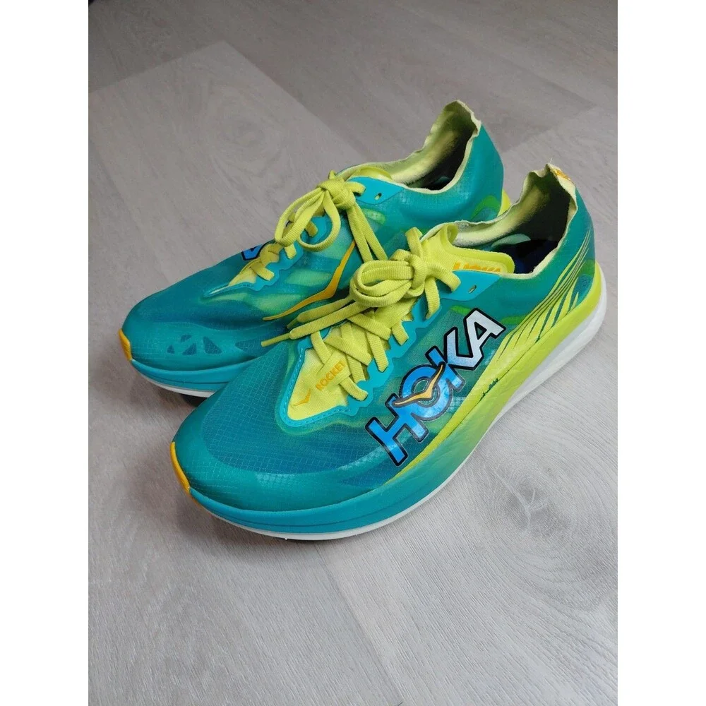 Hoka One One Rocket X 2 Unisex Women Size 10.5 Men 9.5 Ceramic Evening Primrose